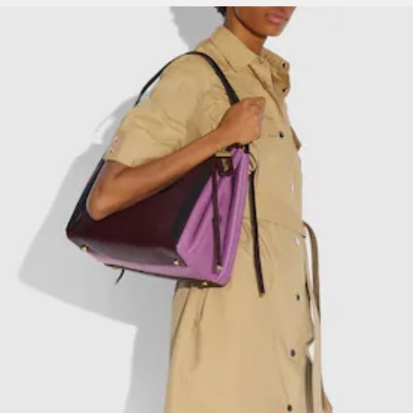 🔥NeW! Coach Harmony Colorblock Hobo - Picture 4 of 16